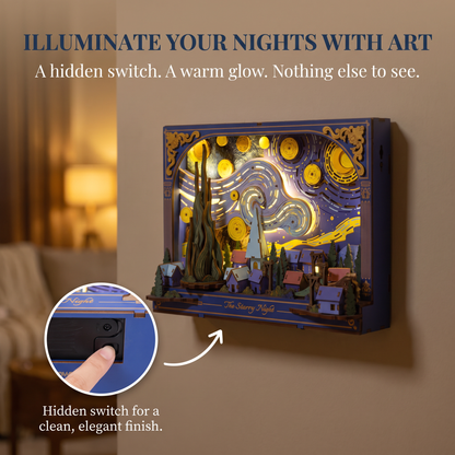 3D Wooden Masterpiece Light